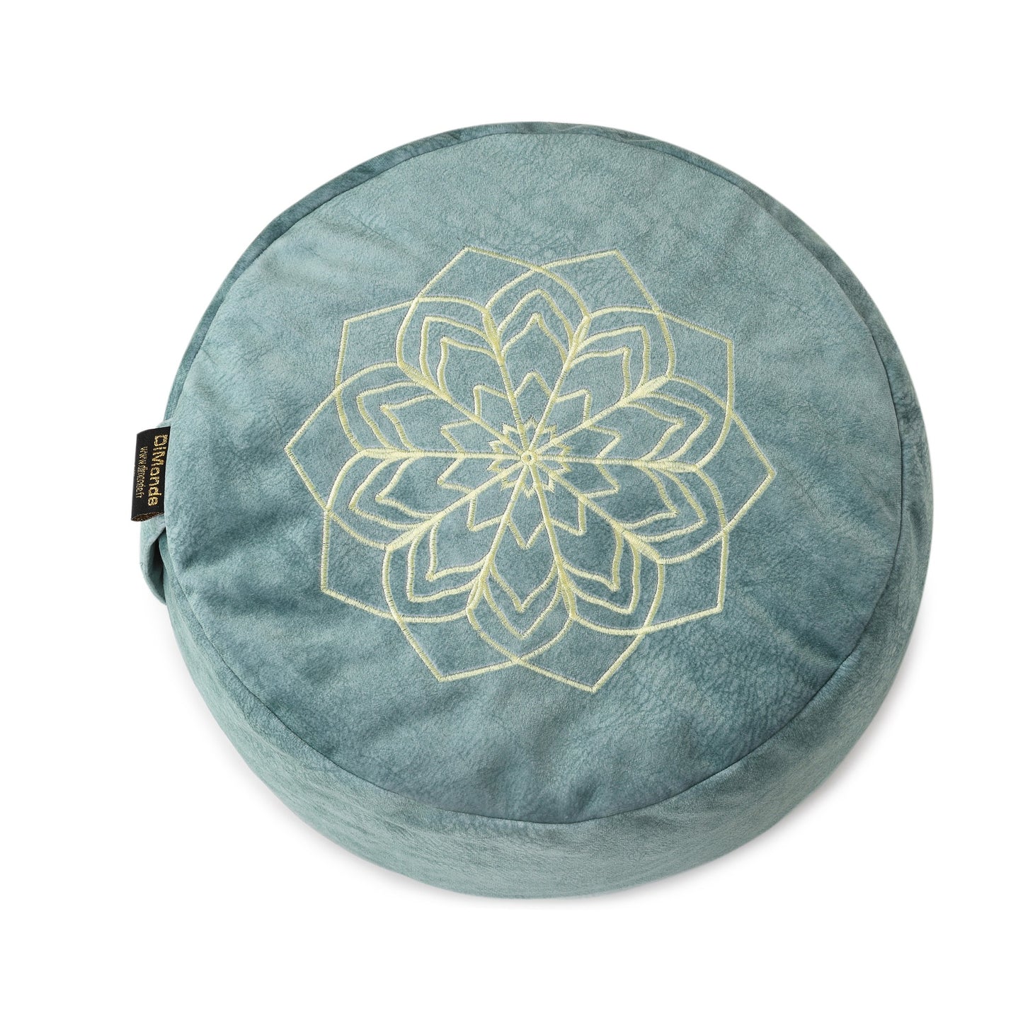 DiMonde Coussin de Méditation avec Sac en Suède - Vert