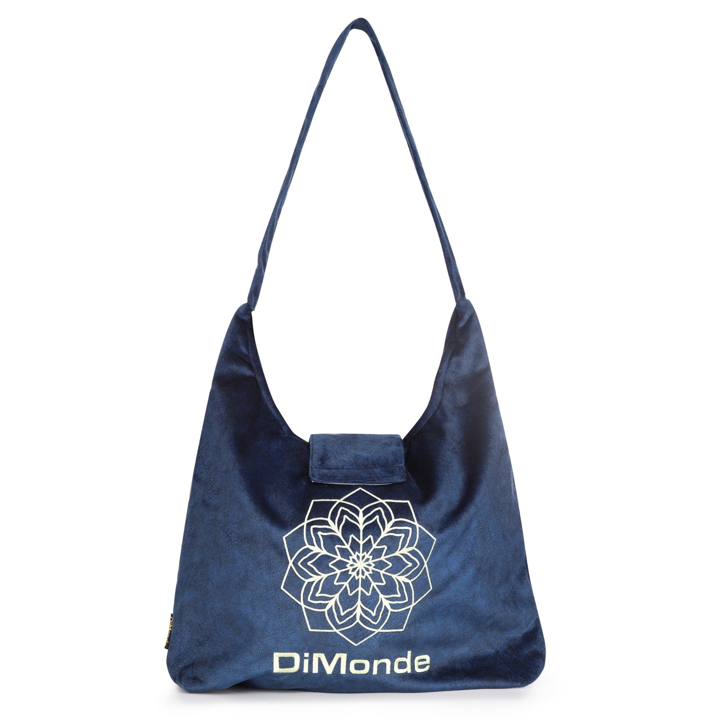 DiMonde Coussin de Méditation avec Sac en Suède - Bleu